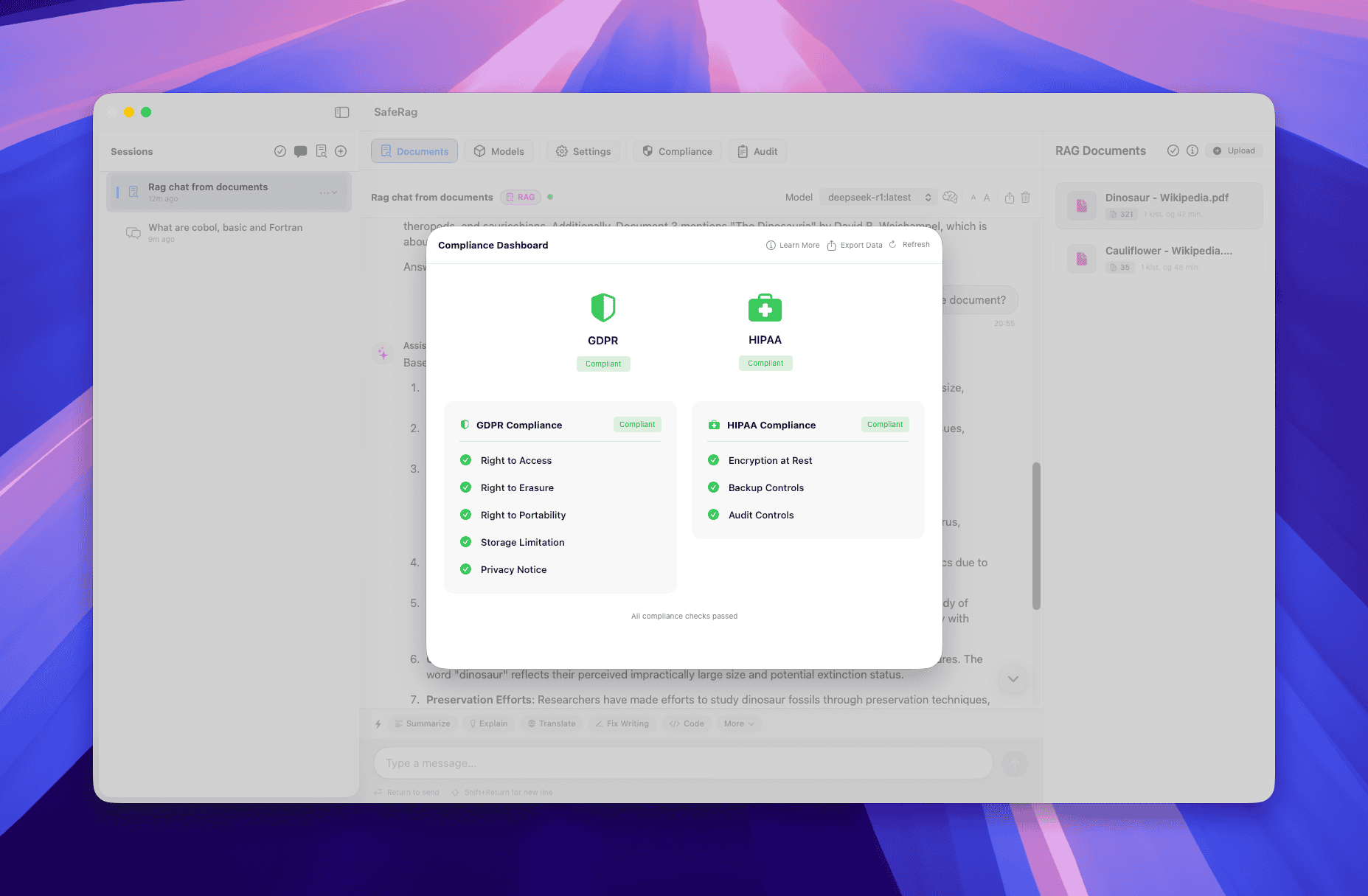 Compliance Dashboard