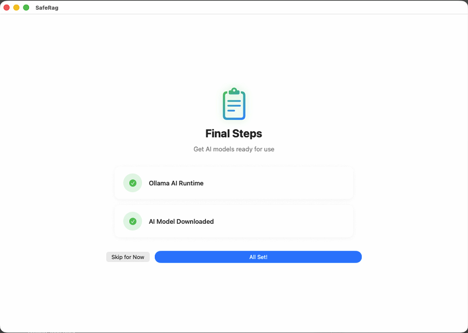 Ollama installation step
